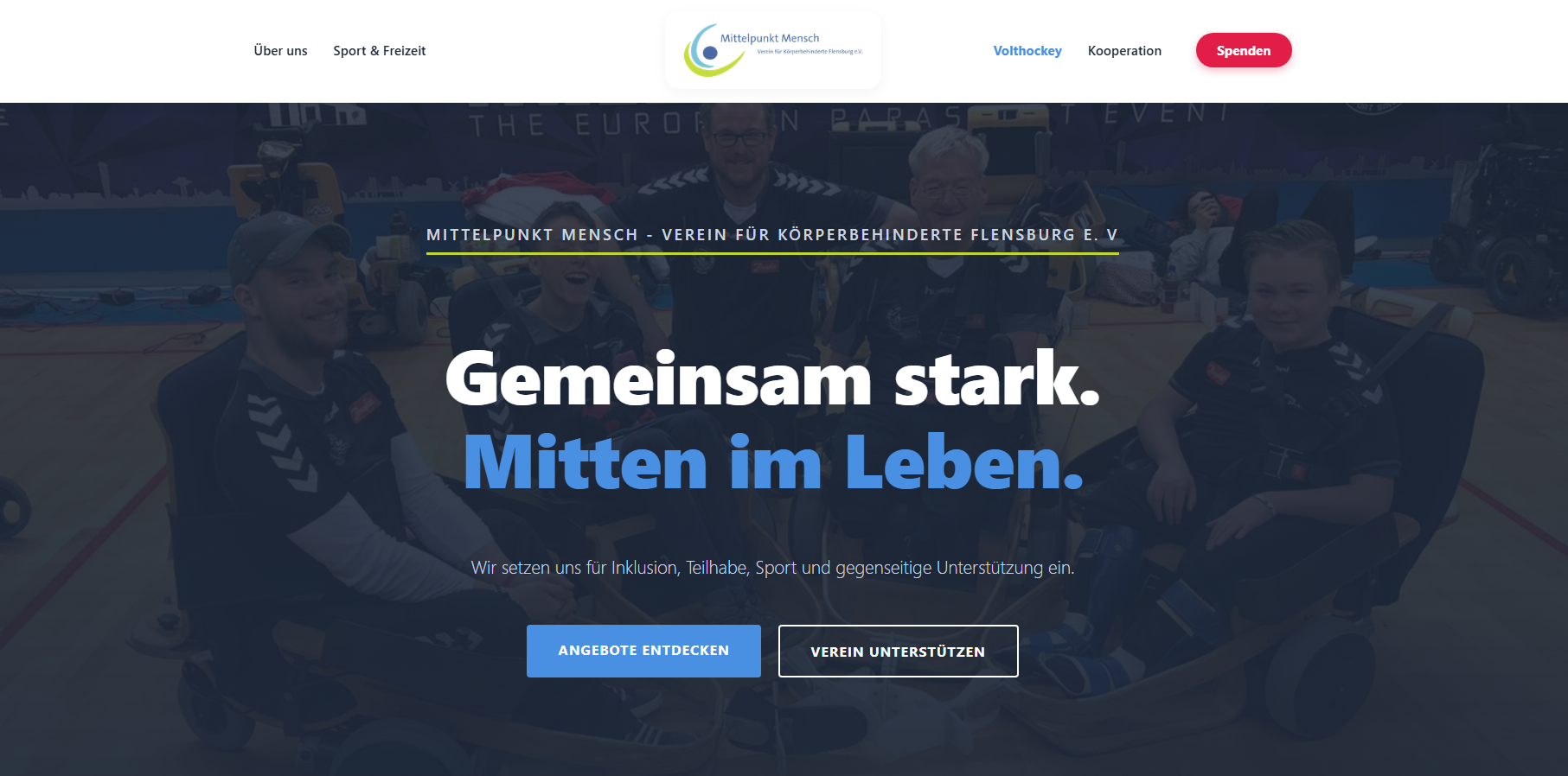 Mittelpunkt Mensch Case Study - High Performance Webdesign Flensburg